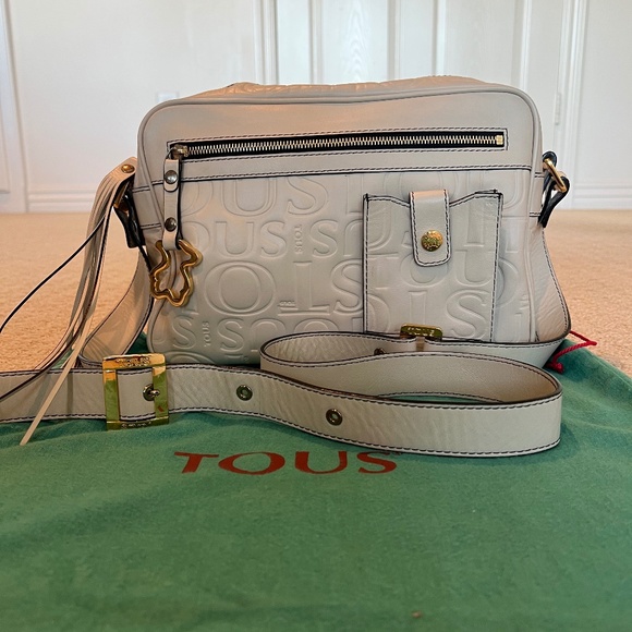 Tous leather cross body bag - Picture 1 of 7